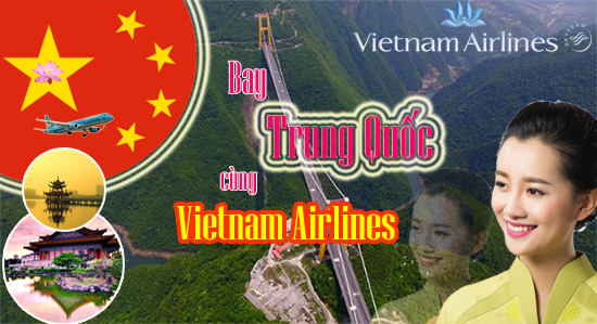 ve may bay di trung quoc vietnam airlines